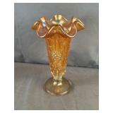 Fenton Marigold Iridescent Glass Grape & Cable