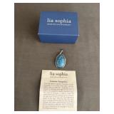 Lia Sophia Genuine Turquoise Pendant