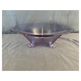 Lavender 3 Footed Fostoria Depression Glass