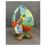 Mid Century-Modern Ceramic Parrot Planter *Made