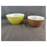 Pyrex Flameglo Ombre & Verde Mixing Bowls