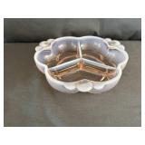 Ducan Miller Canterbury Pink Opalescent Candy Dish