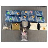 (14) Boxes of Avon Jewelry & 1 Avon Thimble