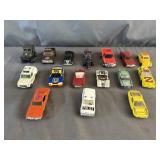 (16) Vintage Assorted Die Cast Cars Corgi, Ertl &