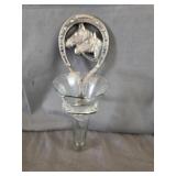 Arthur Court Horseshoe Wall Mount Glass Vase