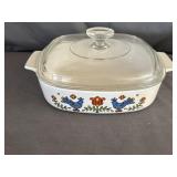 Corning Ware 'Country Festival' Casserole Dish &