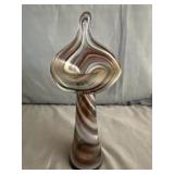 'Jack in the Pulpit' Style Purple, Green Swirl