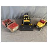 Nylint Roadster, Tonka Bulldozer & Fram Truck
