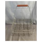 Vintage Wire Milk (4) Bottle Carrier