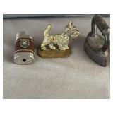British Made Brass Dog, South Africa Lighter