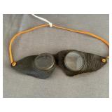 Antique Leather Aviator Goggles