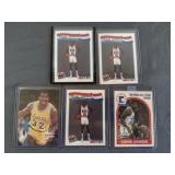 Earvin ï¿½Magicï¿½ Johnson NBA Tracing Cards w/