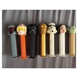 (7) PEZ Dispensers Star Wars Themed
