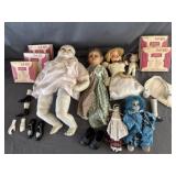 Vintage Rubber, Porcelain Dolls and  Accessories