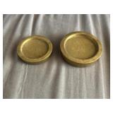 (2) Brass Graduated Sovereign Weights