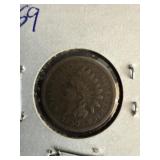 1859 U.S. Indian Head Penny AG