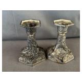 Japaneseï¿½s Silver Dragon Candle Stick