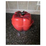 Le Creuset pepper-shaped cocotte, cast iron