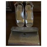Guess Size 8 Heels & Nytlites Purse