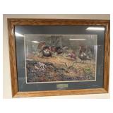 (3) Wonderland Graphics Framed Deer, Turkey