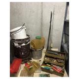 Fishing Tackle reels, Traps, Lures, poles,