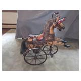 Wooden 3 Wheel Pedal Horse