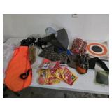 Head Lamps, Binoculars, Orange Vest, Gloves,