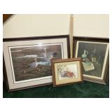 Goose painting , my gems painting & other