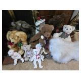 Collection Stuffed Bears: Gund, Boyd, Beanies and