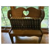 Small Wooden Bench &ï¿½The Library of