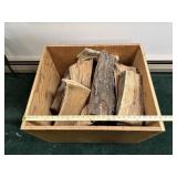 Wooden Box w/ Firewood