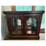 Small Curio Display Cabinet w/ Glass Shelf