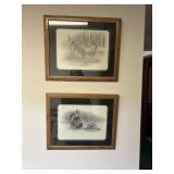 Turkey scene & White Tail Dallen Lambson