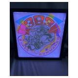 Light-Up 383 Commando Engine Sign -Works