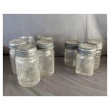 (8) Jumbo Brand Peanut Butter Jars