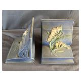 Roseville Pottery "Freesia" Bookends