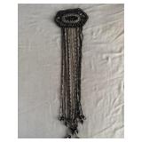 Victorian-style Black Beaded Mourning Epaulette