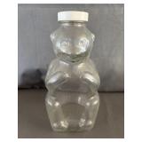 Snow Crest Glass Bear Bank & Refrigerator Bottle
