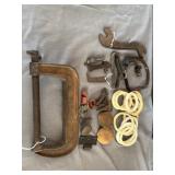 Vintage C-Clamp, Wrench, Horse Harness Separator