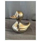 Leonard Silver-Plated Duck Piggy Bank