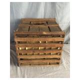 Large Antique Wooden Egg Crate