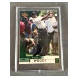 Cased 2002 Tiger woods Upper Deck Trading Card