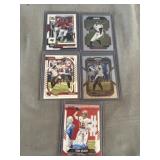 (5) Tom Brady GOAT Football Trading Cards*All