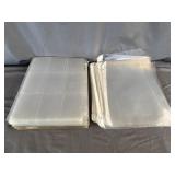+/- 100 Plastic Card Sleeve Pages & +/-39 Full