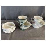 (3) Porcelain Shaving Mugs