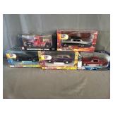 (5) New Die-cast Hotrod Cars ï¿½37 Chevy Sedan, ï¿½40