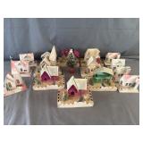 Vintage Putz Houses