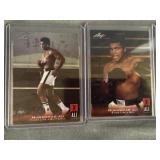(2) The Greatest Muhammad Ali Trading Cards