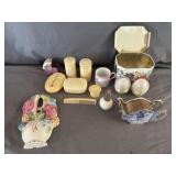 Decorative Eggs, Childï¿½s Tea Set, Vintage Baby
