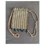Vintage Hand Made Beaded Purse
